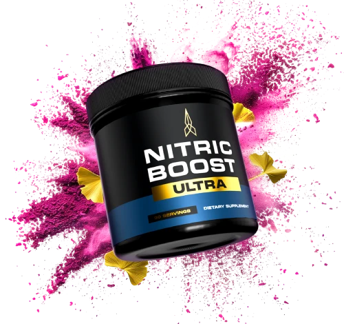 1 Bottle - Nitric Boost Ultra supplement jar 2025 label front view